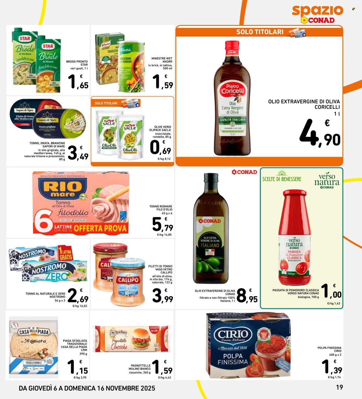 Volantino Spazio Conad - 6/11/2025 - 16/11/2025. Pagina 19