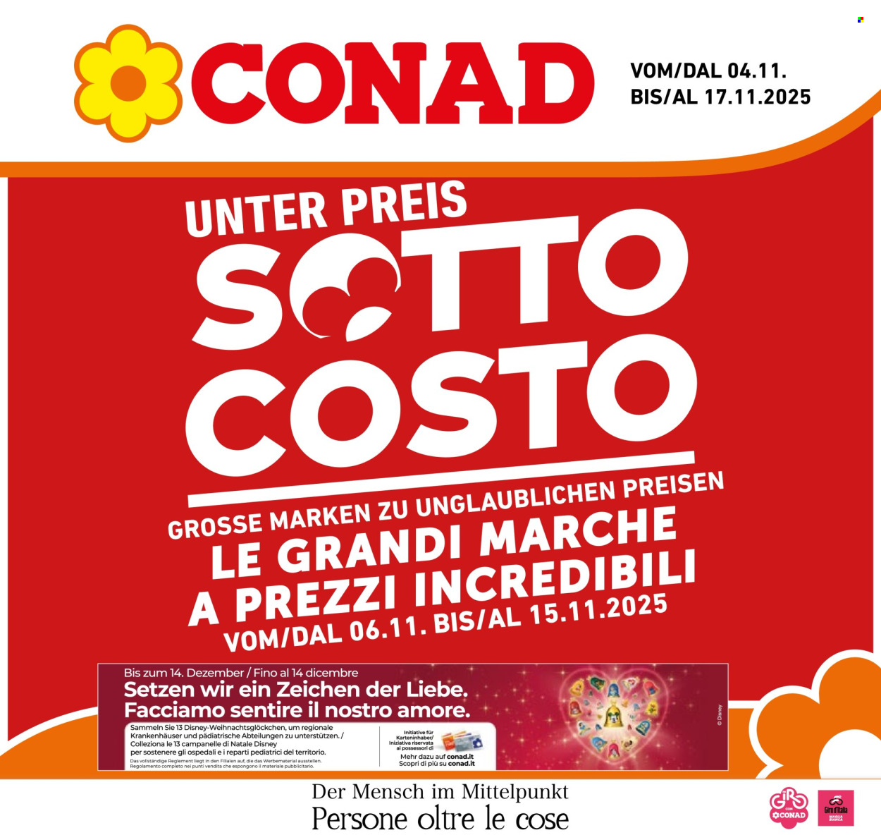 Volantino Conad - 4/11/2025 - 17/11/2025. Pagina 1
