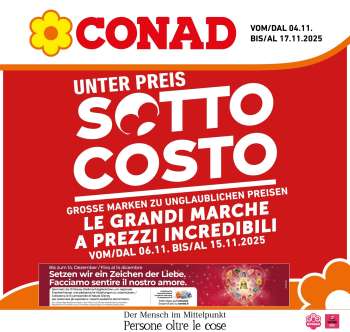 Volantino Conad - 4/11/2025 - 17/11/2025.