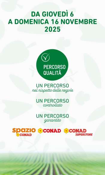 Volantino Conad - 6/11/2025 - 16/11/2025.