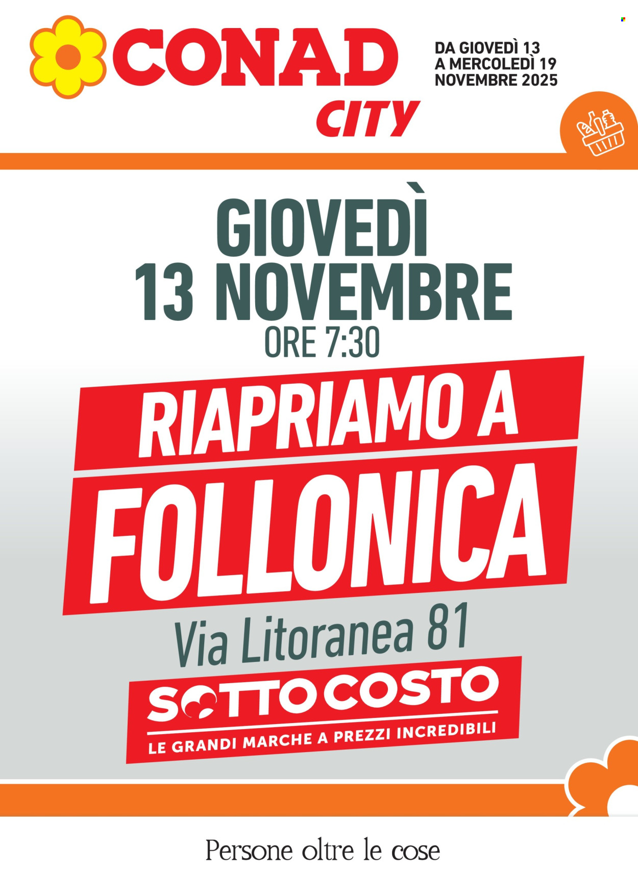 Volantino Conad City - 13/11/2025 - 19/11/2025. Pagina 1