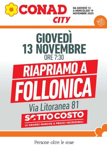 Volantino Conad City - 13/11/2025 - 19/11/2025.