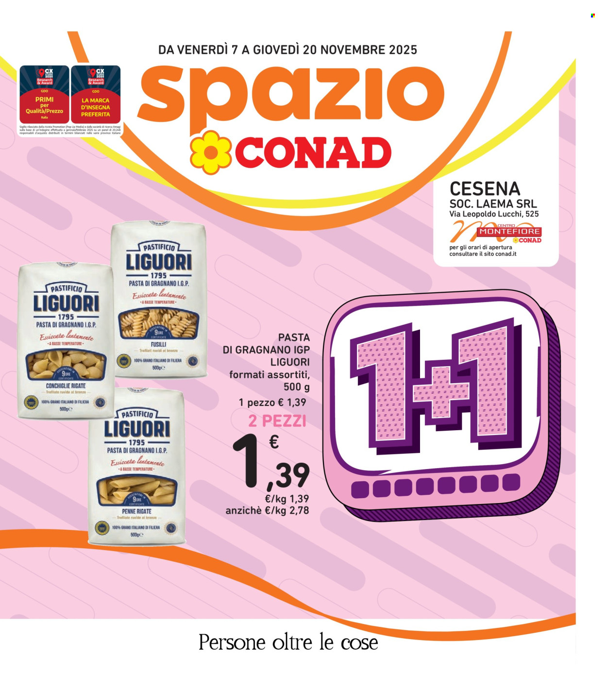 Volantino Spazio Conad - 7/11/2025 - 20/11/2025. Pagina 1