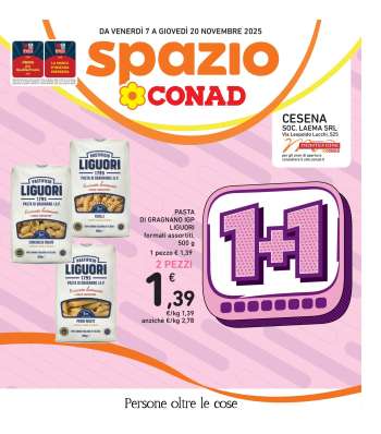 Volantino Spazio Conad - 7/11/2025 - 20/11/2025.