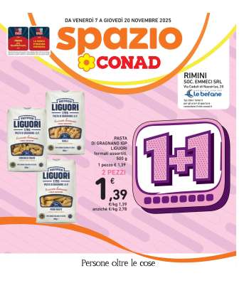 Volantino Spazio Conad - 7/11/2025 - 20/11/2025.