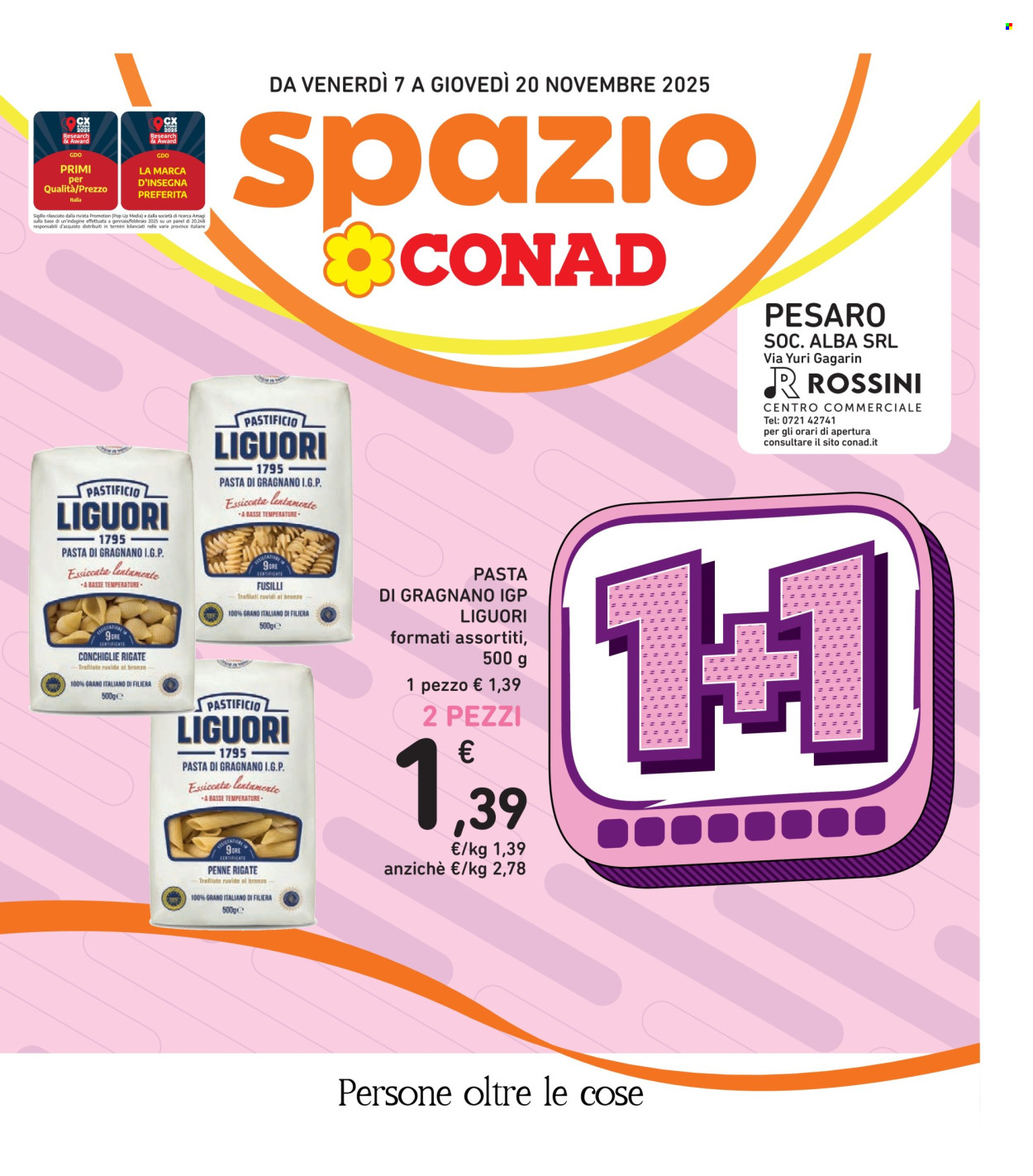 Volantino Spazio Conad - 7/11/2025 - 20/11/2025. Pagina 1