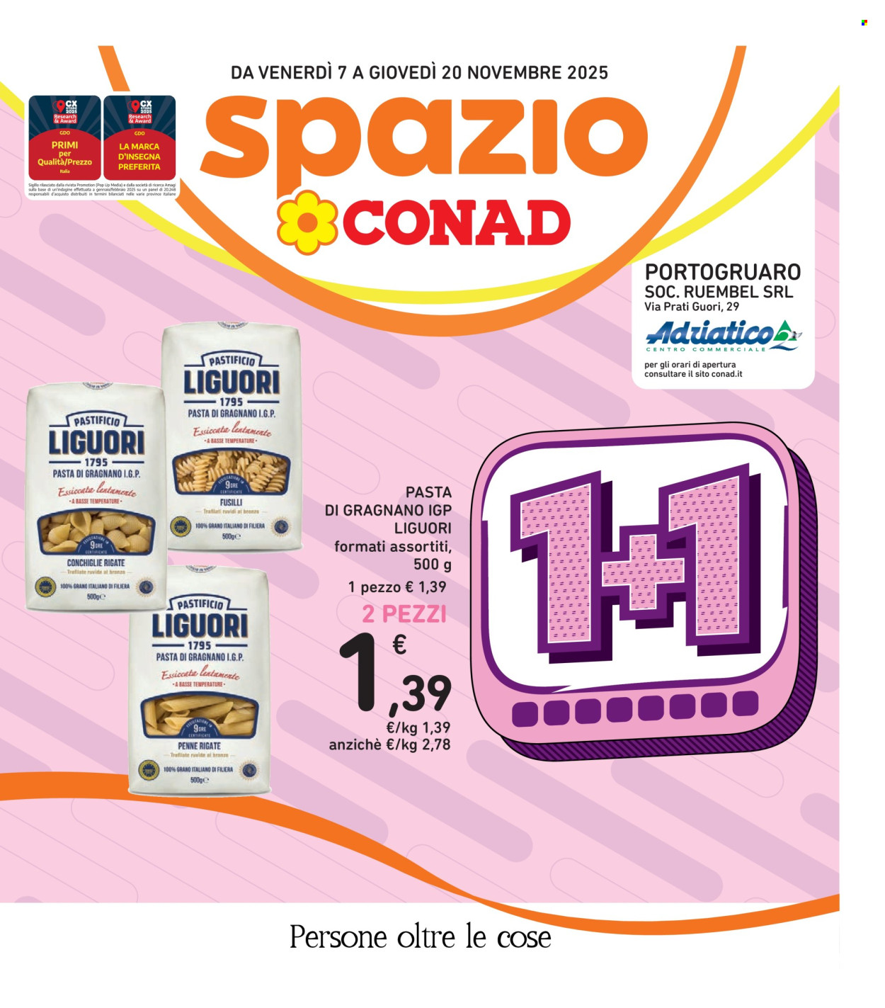 Volantino Spazio Conad - 7/11/2025 - 20/11/2025. Pagina 1