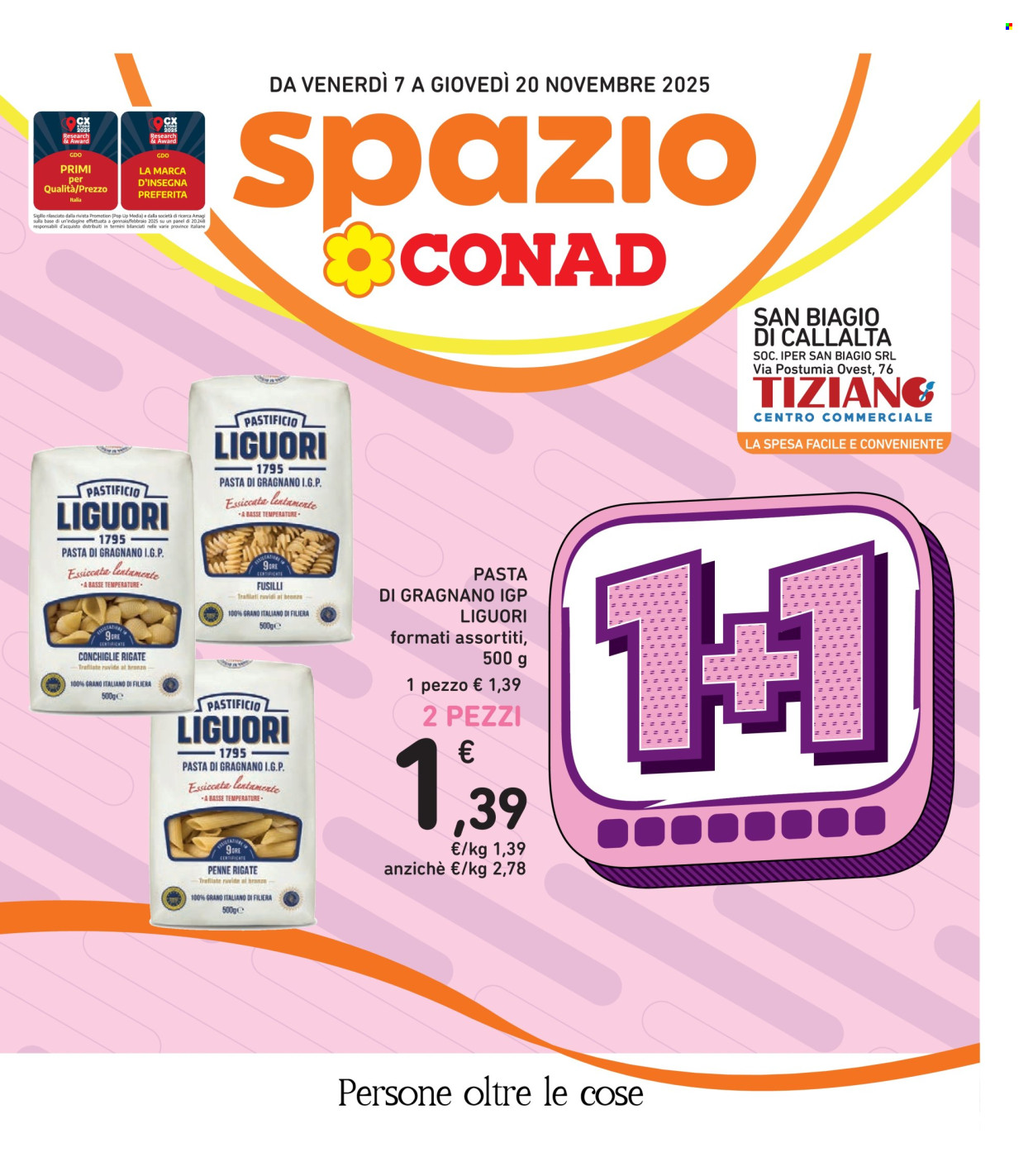 Volantino Spazio Conad - 7/11/2025 - 20/11/2025. Pagina 1