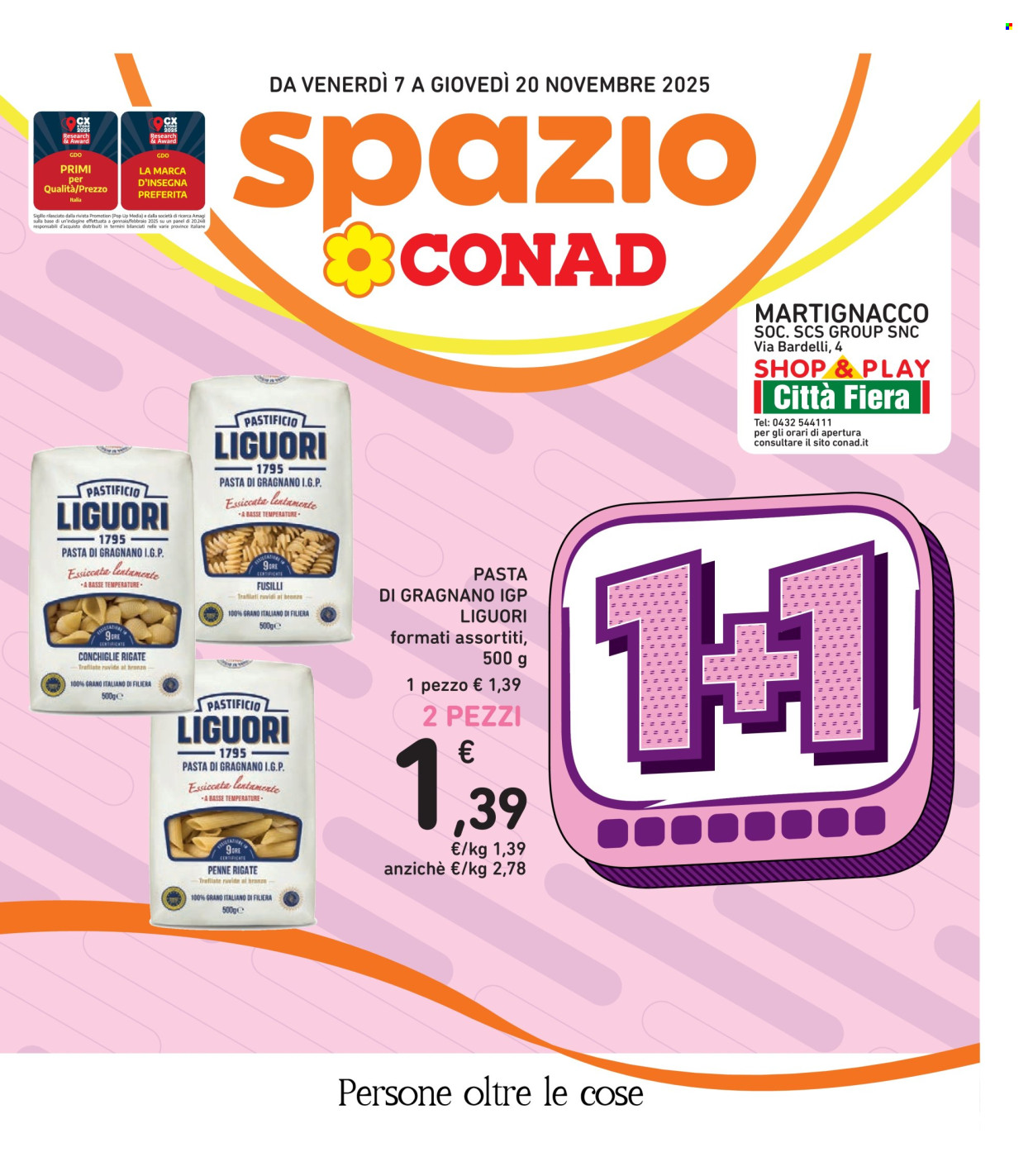 Volantino Spazio Conad - 7/11/2025 - 20/11/2025. Pagina 1