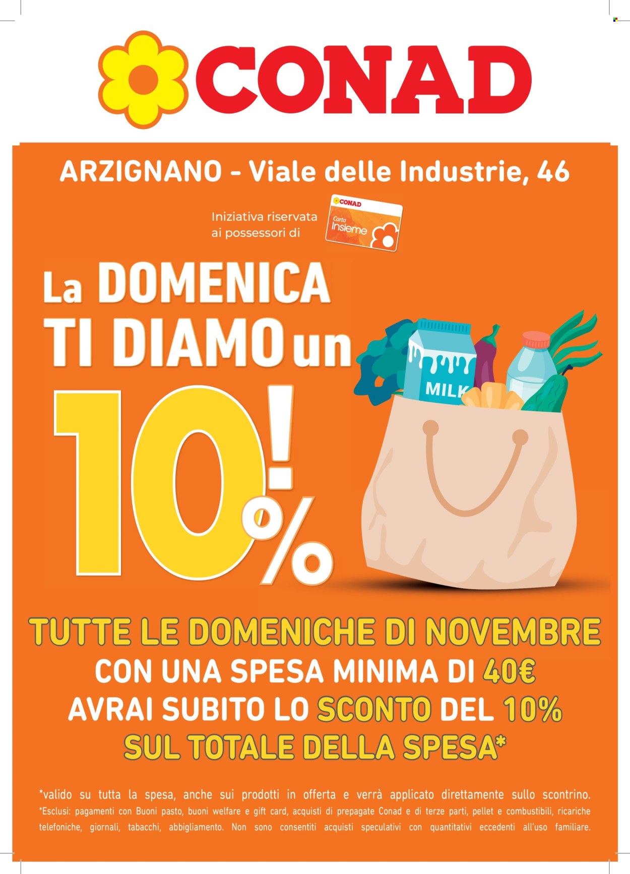 Volantino Conad - 9/11/2025 - 30/11/2025. Pagina 1