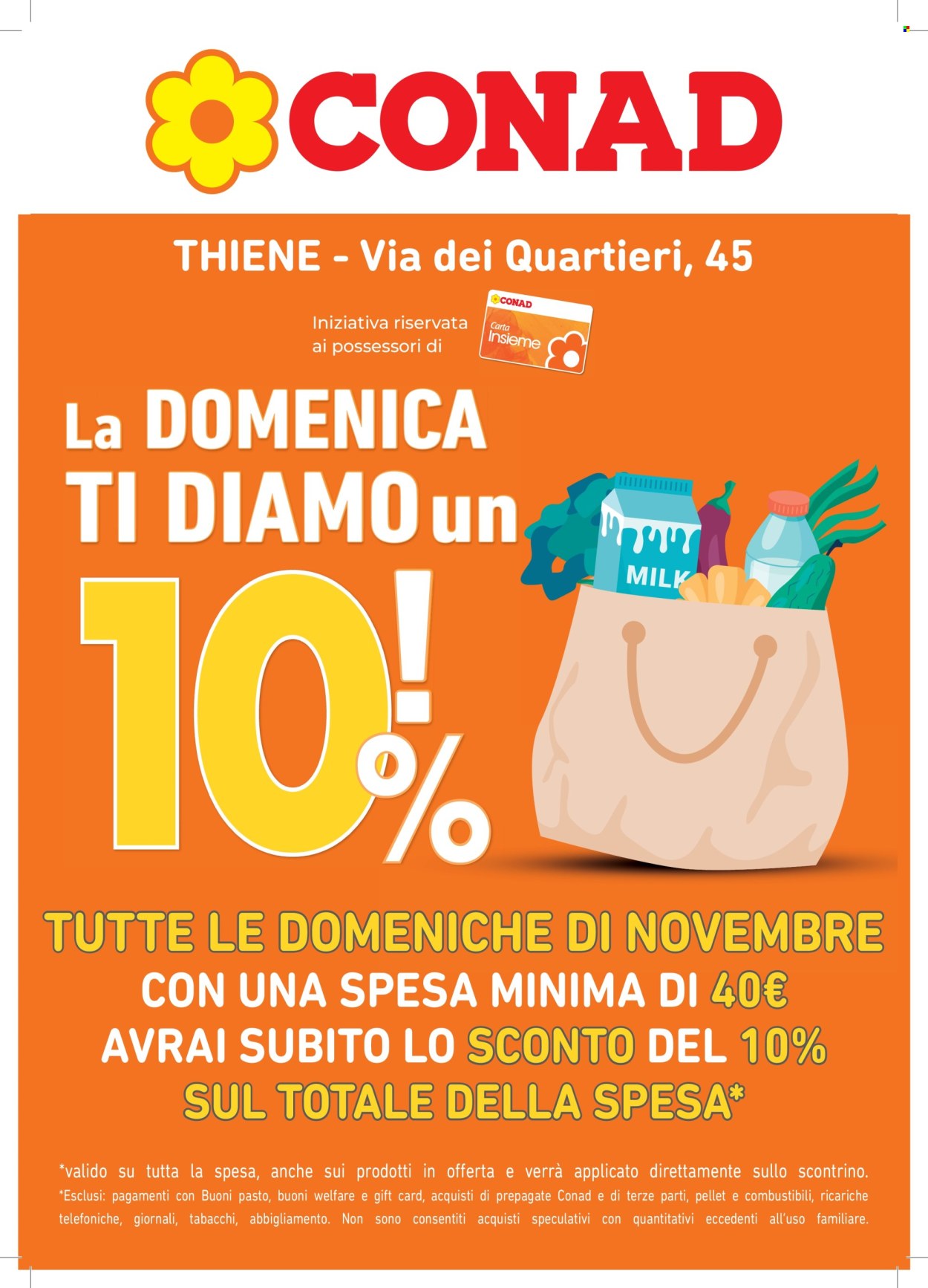 Volantino Conad - 9/11/2025 - 30/11/2025. Pagina 1