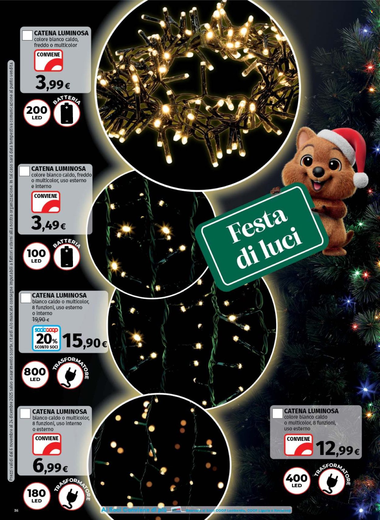 Volantino Coop - 6/11/2025 - 24/12/2025. Pagina 36