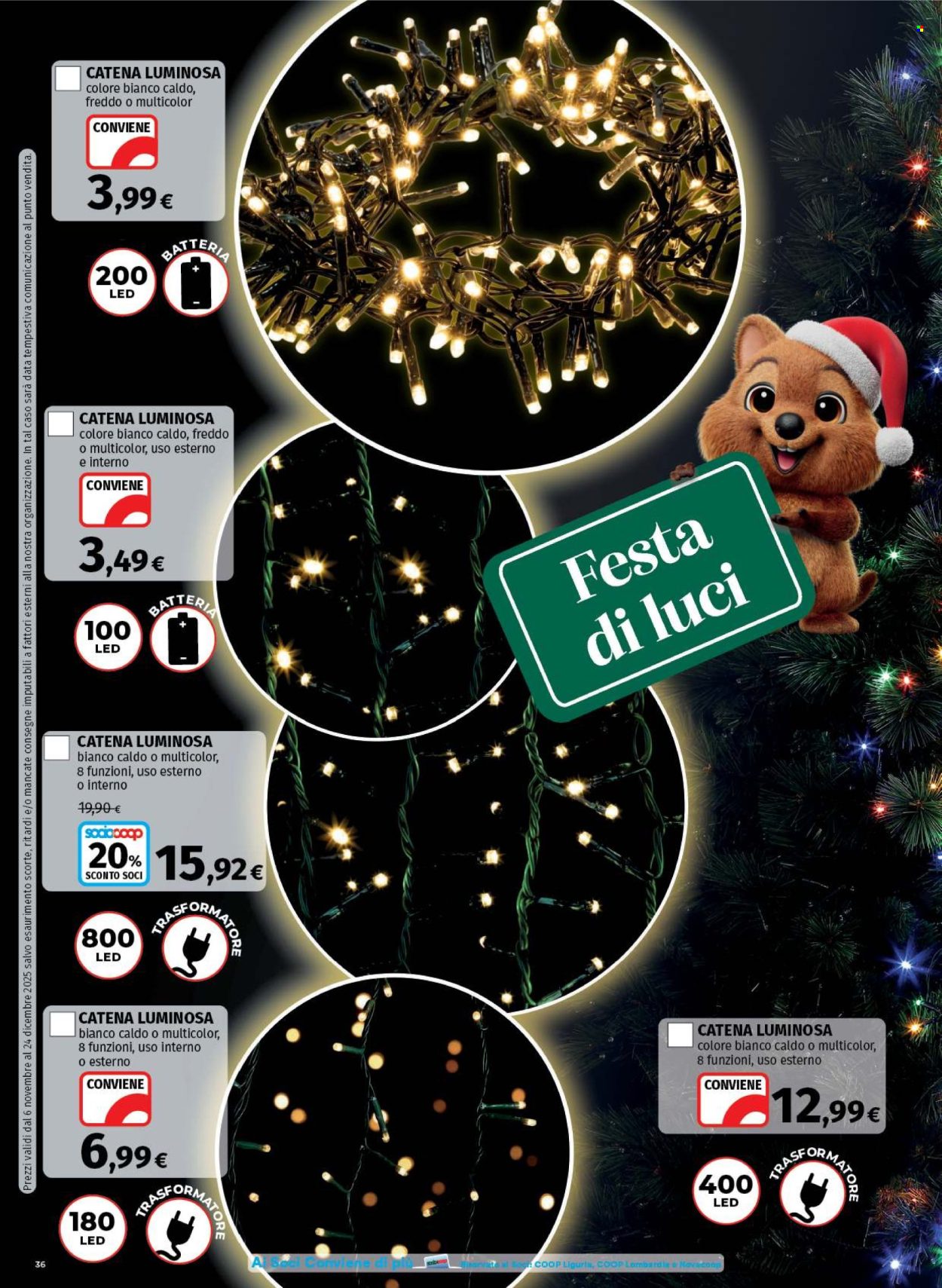 Volantino Coop - 6/11/2025 - 24/12/2025. Pagina 36