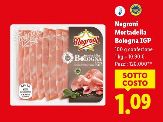Negroni Mortadella Bologna IGP