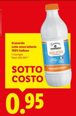 Granarolo Latte senza lattosio 100% italiano