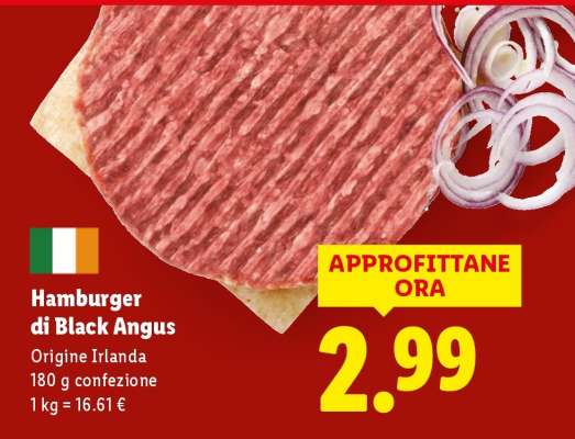 Hamburger di Black Angus