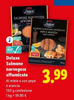 Deluxe Salmone norvegese affumicato