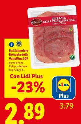 Dal Salumiere Bresaola della Valtellina IGP