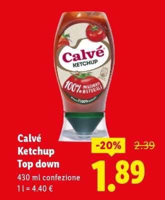 CALVÈ Ketchup Top Down
