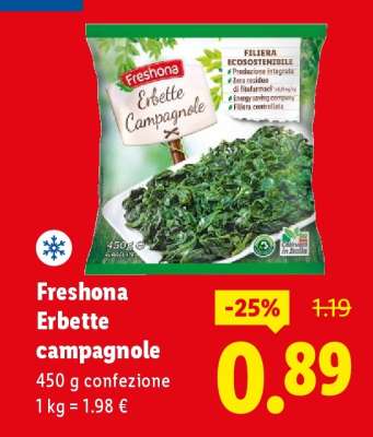 Freshona Erbette Campagnole