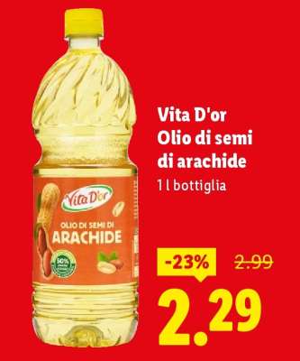 Vita D'or Olio di semi di arachide
