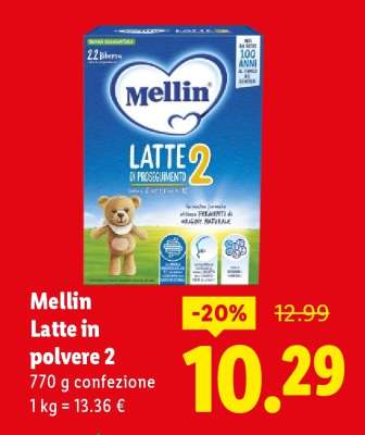 Mellin Latte in polvere 2