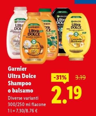 Garnier Ultra Dolce Shampoo o Balsamo