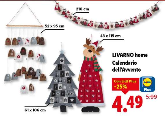 LIVARNO home Calendario dell'Avvento