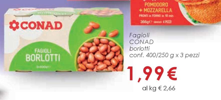 Fagioli CONAD borlotti