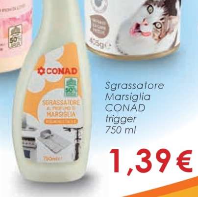 Sgrassatore Marsiglia CONAD trigger 750 ml