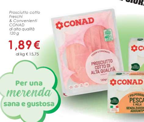 Prosciutto cotto Freschi & Convenienti CONAD