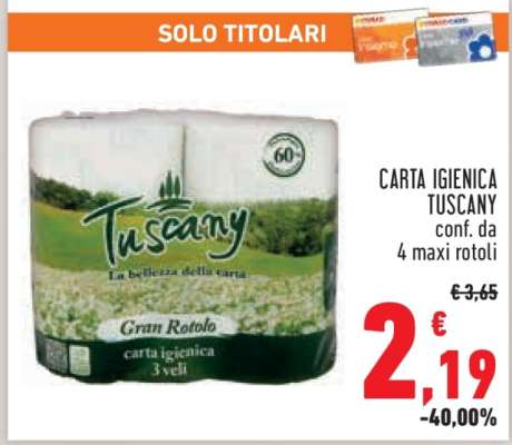 CARTA IGIENICA TUSCANY
