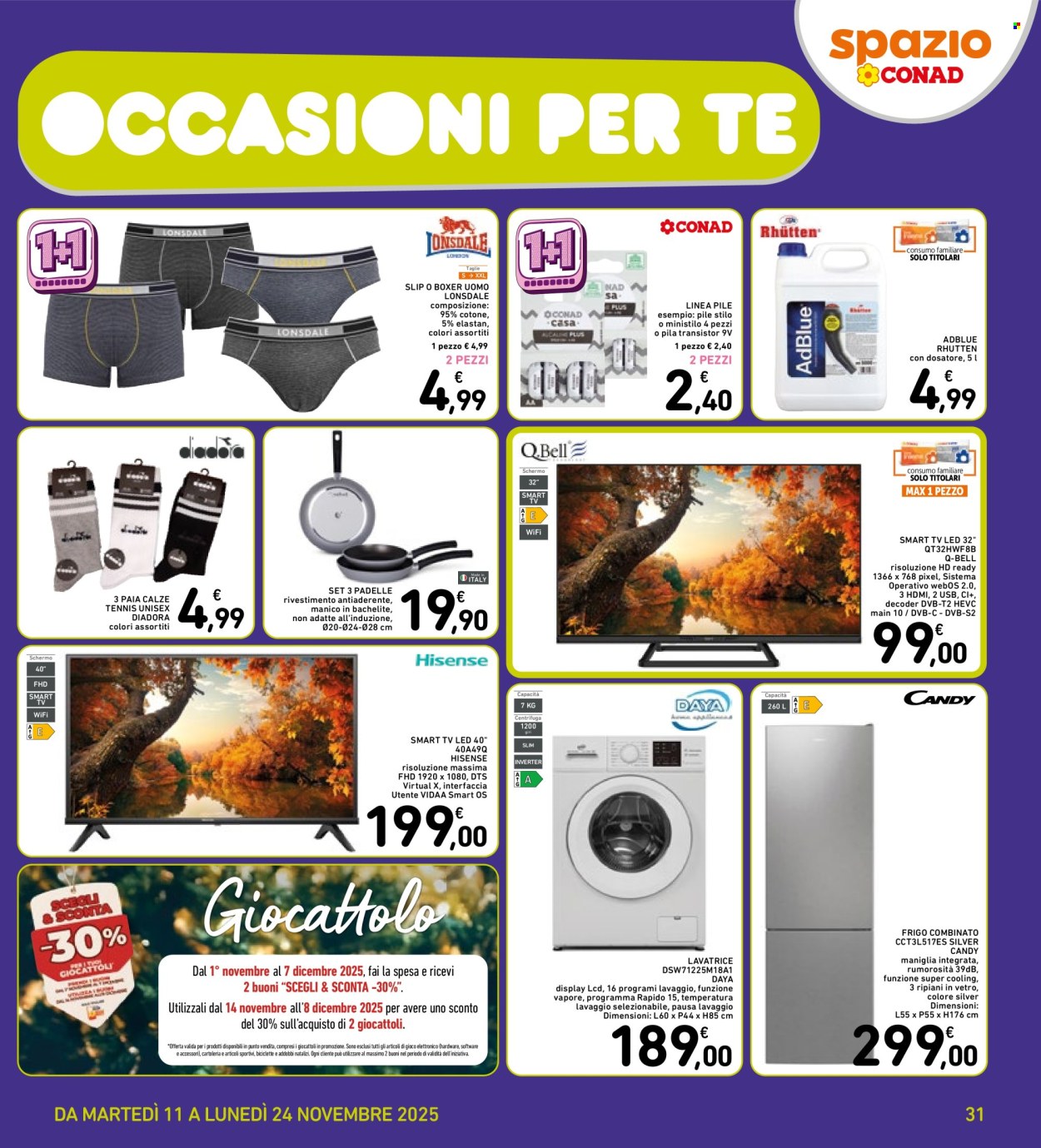Volantino Spazio Conad - 11/11/2025 - 24/11/2025. Pagina 31