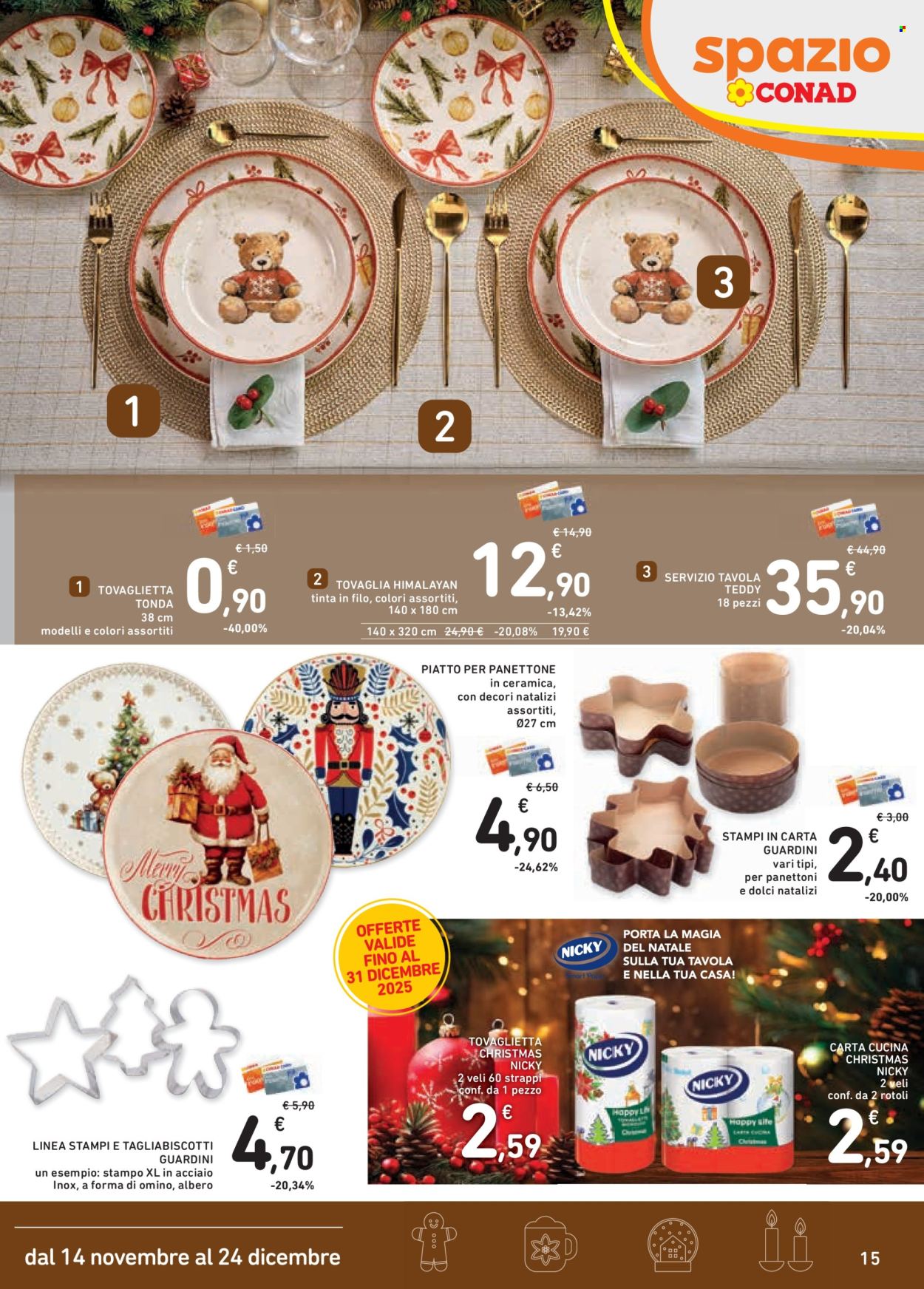 Volantino Spazio Conad - 14/11/2025 - 24/12/2025. Pagina 15