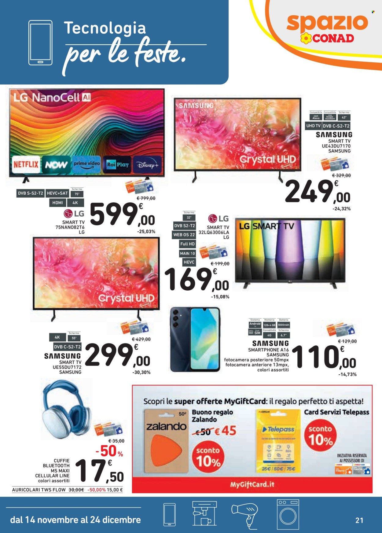 Volantino Spazio Conad - 14/11/2025 - 24/12/2025. Pagina 21