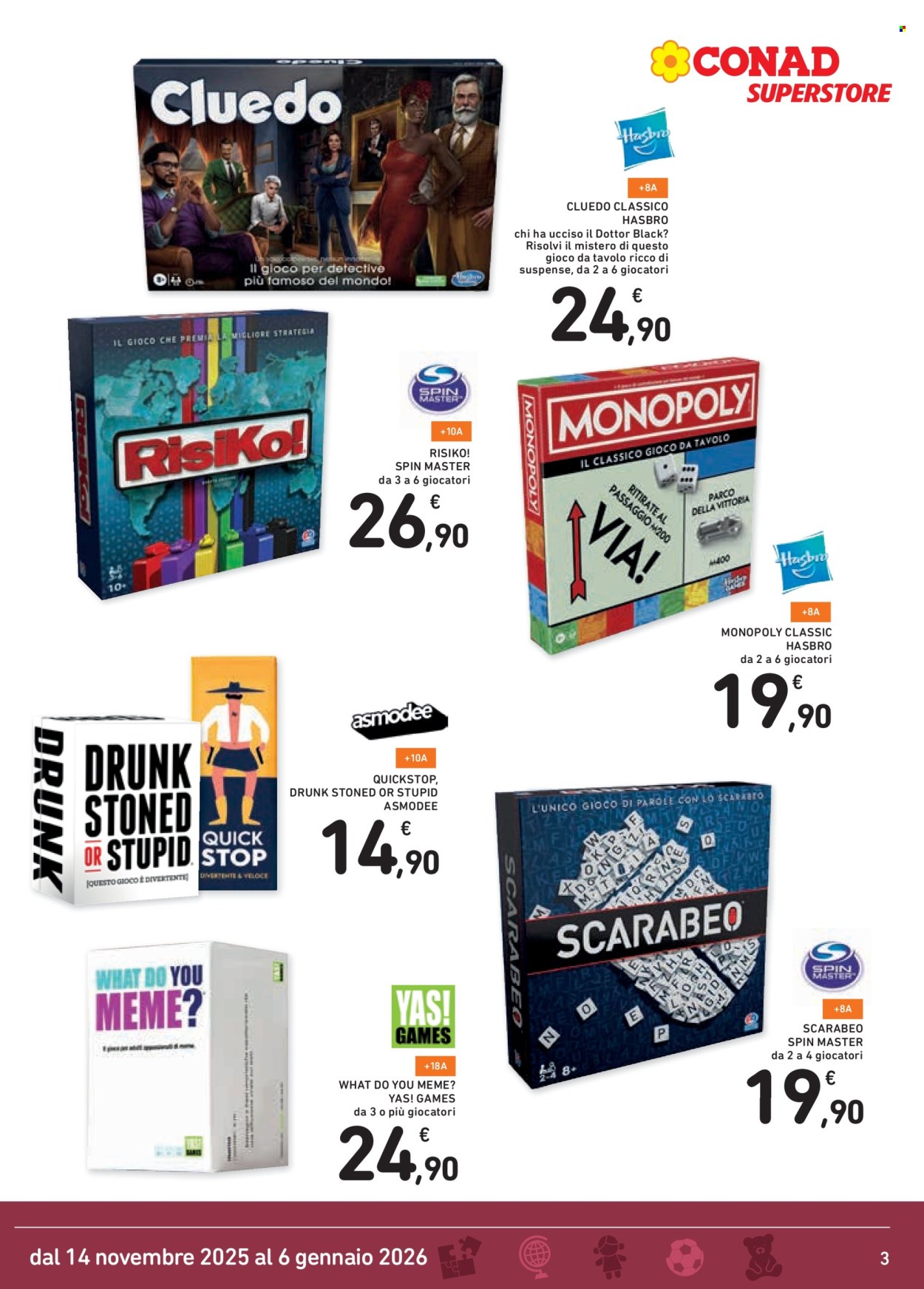 Volantino Conad - 14/11/2025 - 6/1/2026. Pagina 3