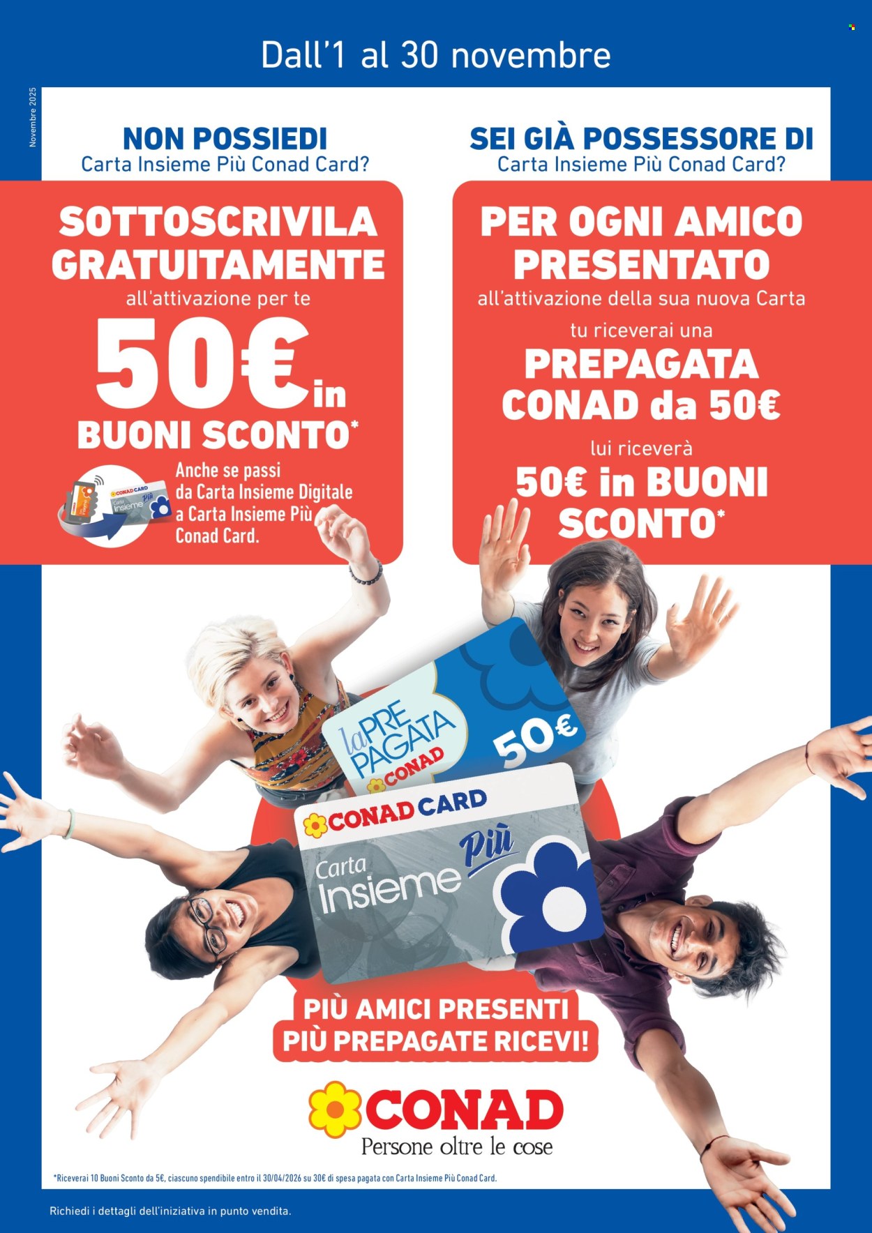 Volantino Conad - 1/11/2025 - 30/11/2025. Pagina 1