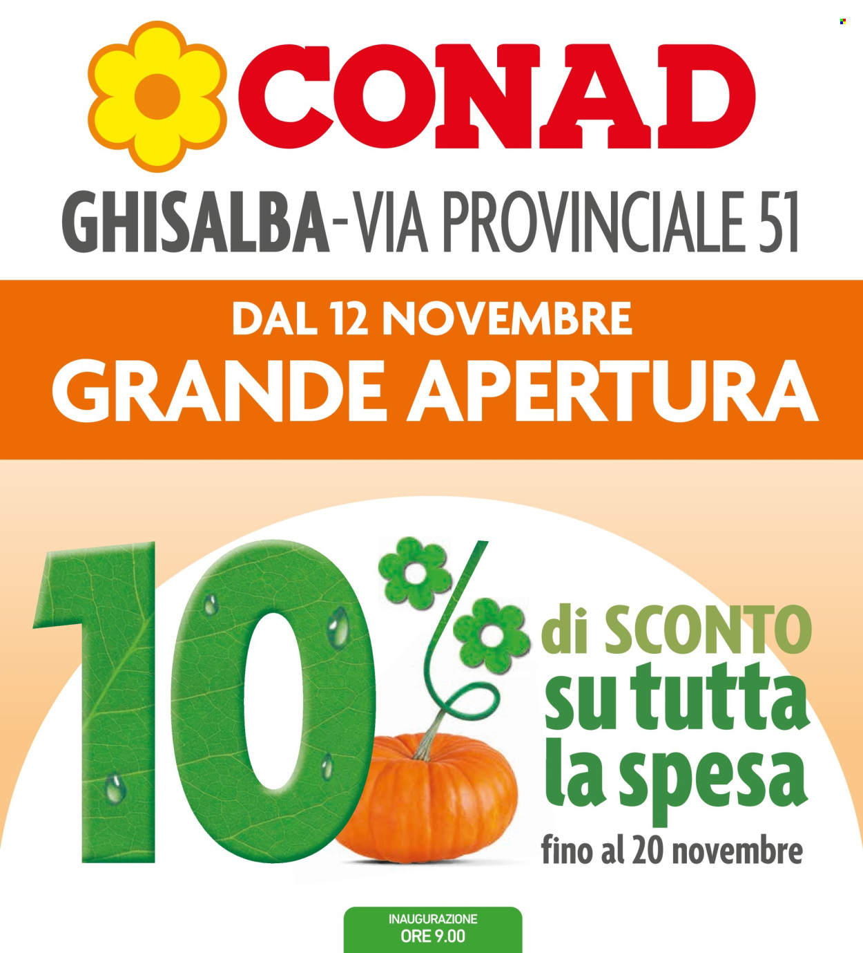 Volantino Conad - 12/11/2025 - 18/11/2025. Pagina 1
