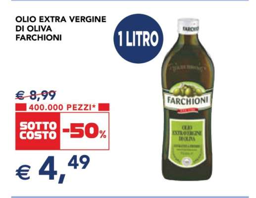 Olio Extra Vergine di Oliva Farchioni