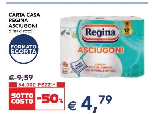 CARTA CASA REGINA ASCIUGONI