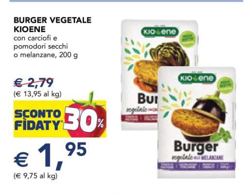 Burger Vegetale Kioene
