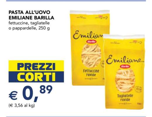 PASTA ALL'UOVO EMILIANE BARILLA