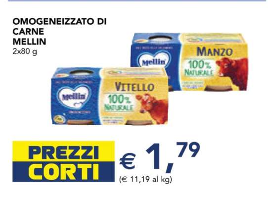 OMOGENEIZZATO DI CARNE MELLIN