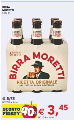 BIRRA MORETTI