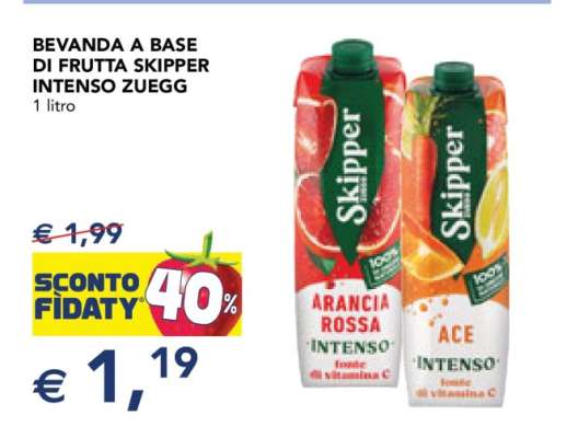 BEVANDA A BASE DI FRUTTA SKIPPER INTENSO ZUEGG