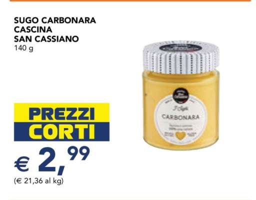 SUGO CARBONARA CASCINA SAN CASSIANO