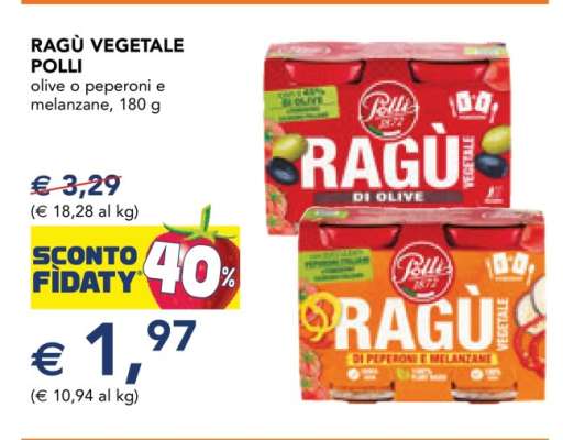 RAGÙ VEGETALE POLLI