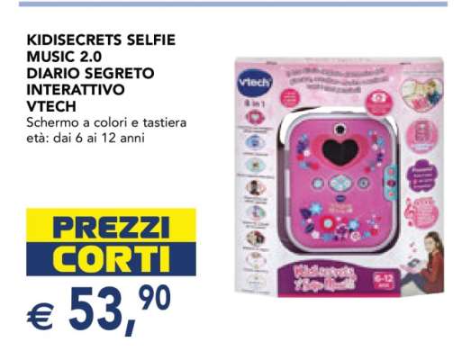 KIDISECRETS SELFIE MUSIC 2.0 DIARIO SEGRETO INTERATTIVO VTECH