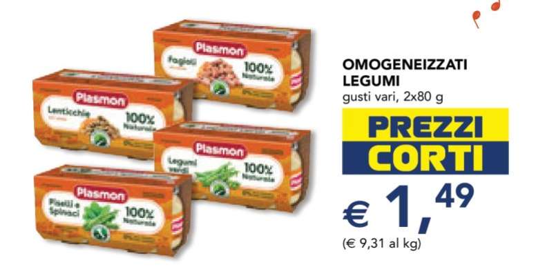 Plasmon Omogeneizzati Legumi