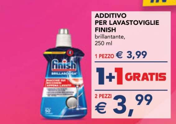 Additivo per lavastoviglie Finish